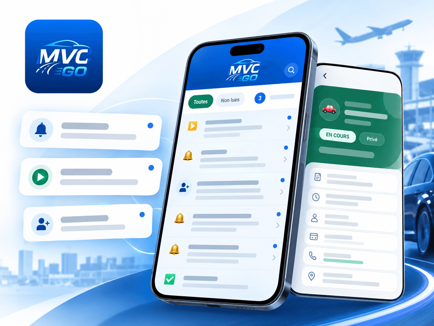 Notifications opérationnelles MVC GO
